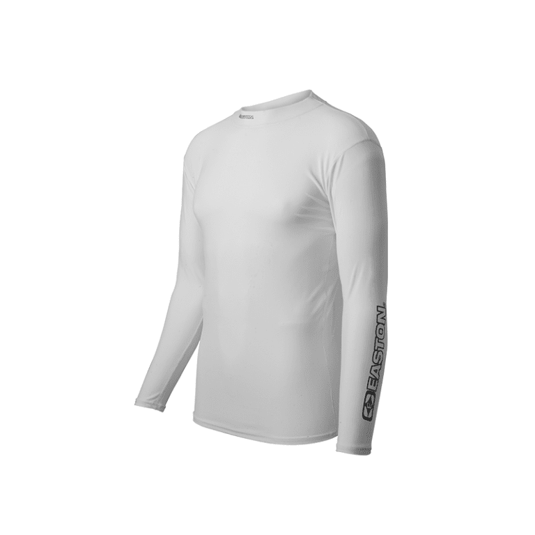 Compression Shirt, Long Sleeve, White Easton Archery