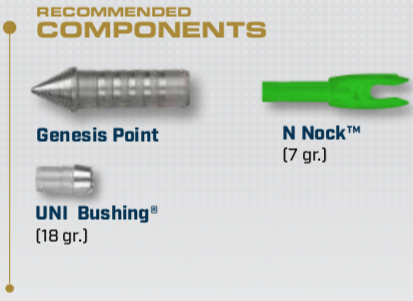 Components for the Genesis Aluminum Arrow