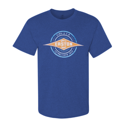Retro Logo T-Shirt – Blue
