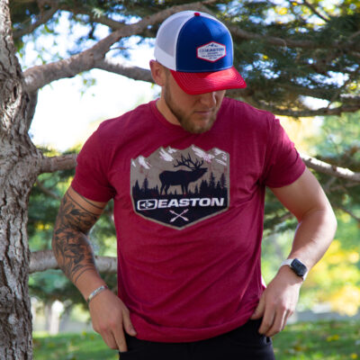 Elk Mountain Red T-Shirt – Men’s