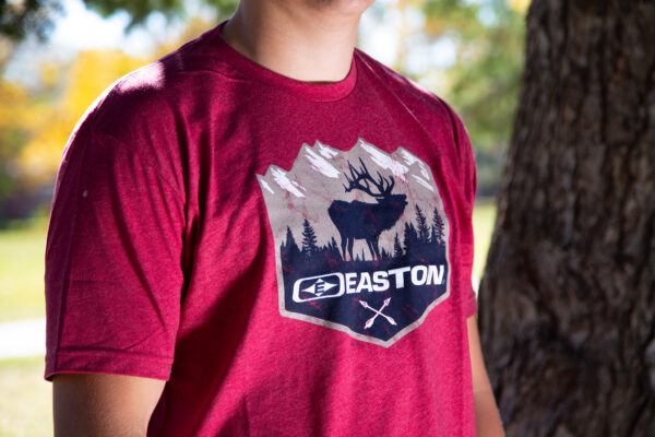 Elk Mountain Red T-Shirt - Men's