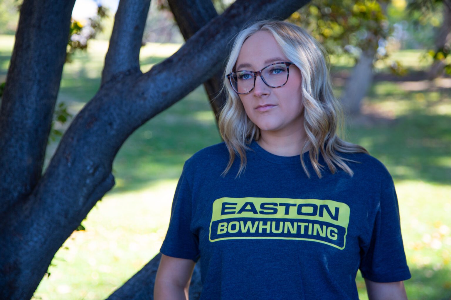 Bowhunting Tee Blue Easton Archery