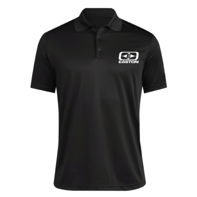 Stacked Logo Polo – Black & White