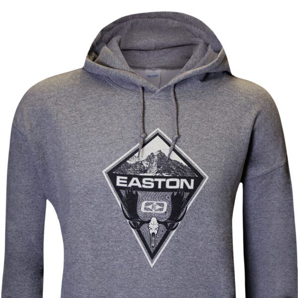 Mountain Moose Skull Hoodie - Grey