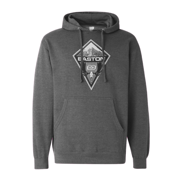 Mountain Moose Skull Hoodie - Grey