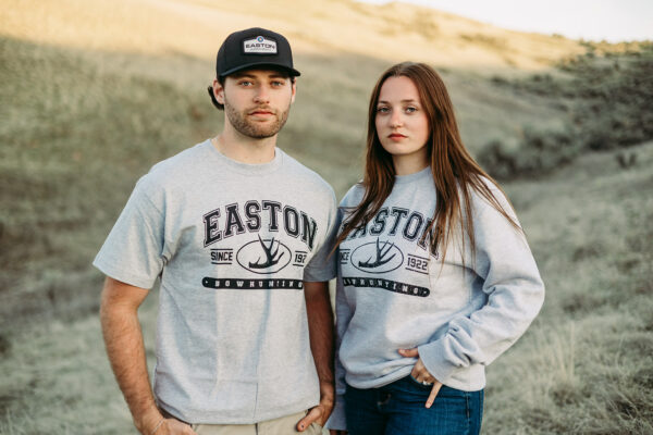 Collegiate Bowhunting Tee - Heather Gray - Image 4