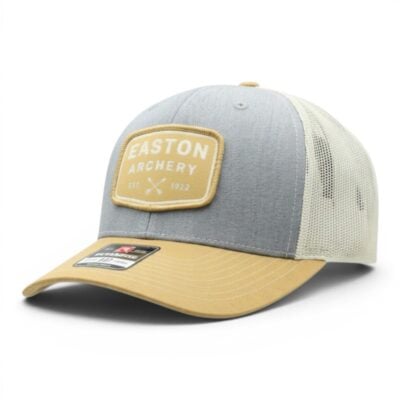 Easton Archery Hat – Grey & Gold